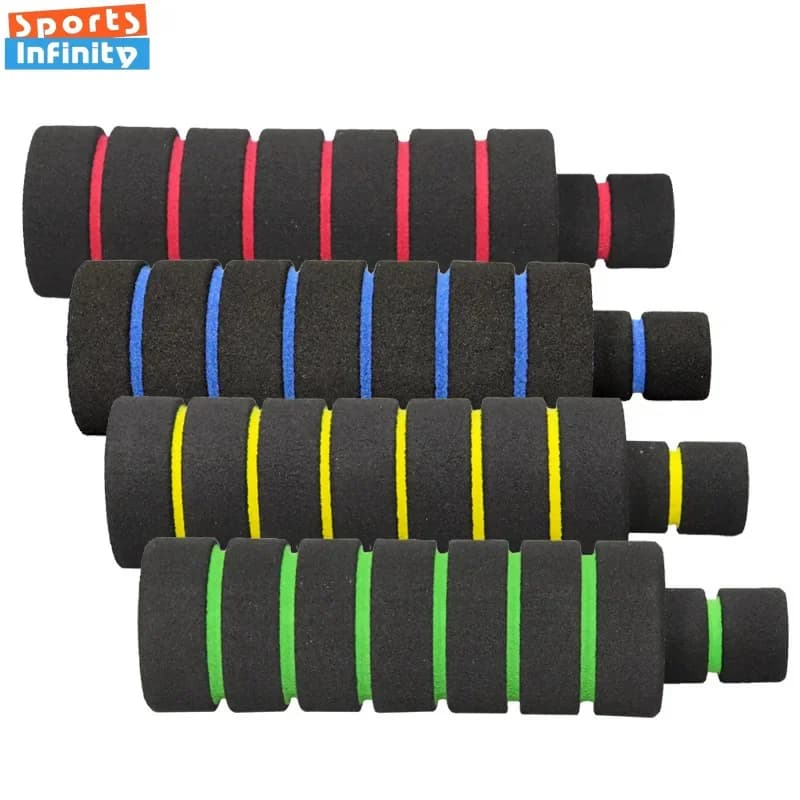 1 paio 22 cm lungo antiscivolo copertura della maniglia della bicicletta MTB manico in spugna barra orizzontale pull up grip spugna schiuma manubrio per fitness