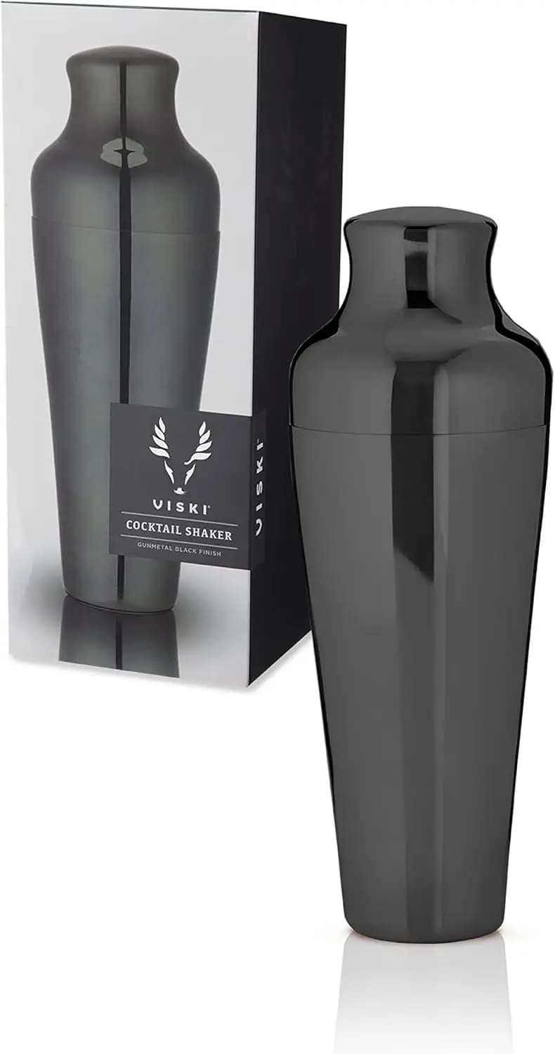 Shaker per Cocktail Parigino per Cold Brew, Margarita, Espresso Martini, in Acciaio Inossidabile Lucido, Regalo per Home Bar, 25 oz