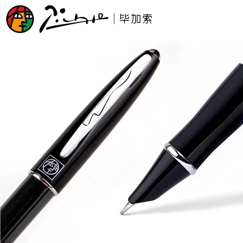 Pimio 606 Fountain Pen Set, Fine Nib for Calligraphy & Office, Gift for Students/Adults