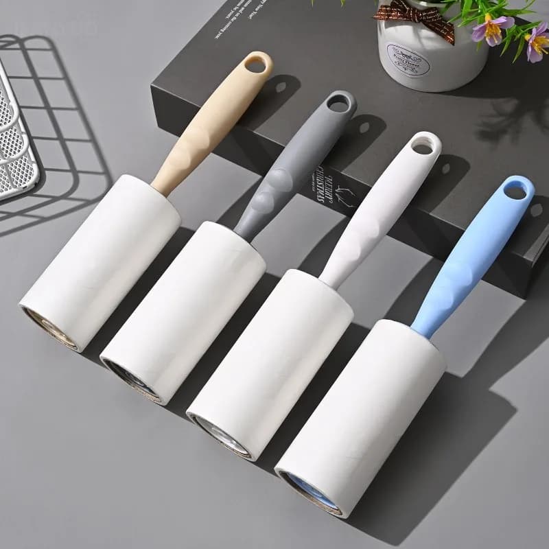 Handheld Peel Off Sticky Lint Roller Portable Pet Hair Remover Roller For Clothes Sofa Cat Dog Fur Household Cleaning Accessory