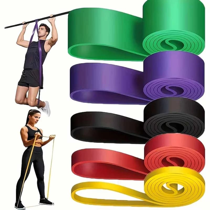 Heavy Duty Resistance Bands Set 5 Loop for Gym Exercise Pull up Fitness Workout