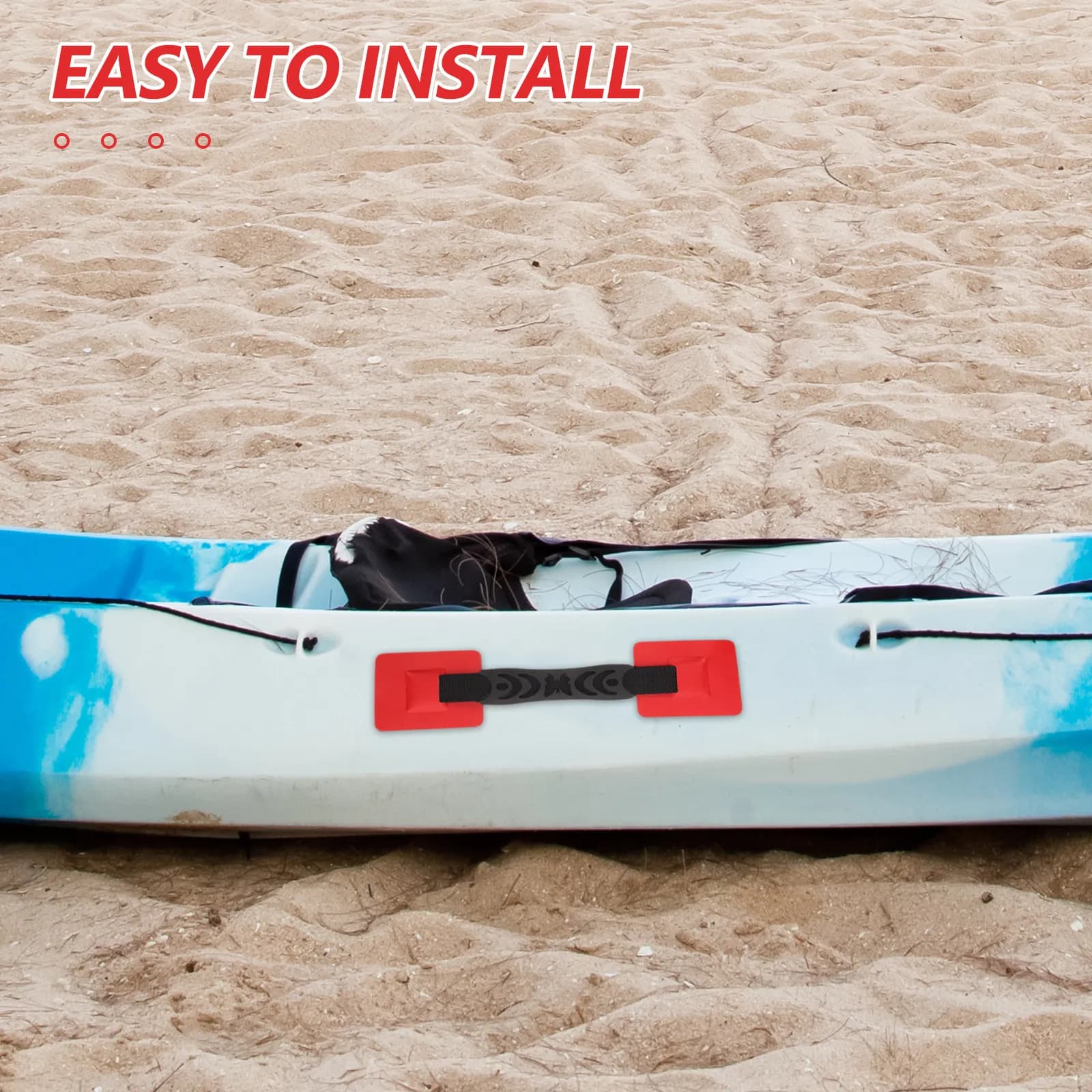 2 Maniglie Portatili per Kayak, Leggere e Antiscivolo, Impugnatura Ergonomica per Paddle Board Gonfiabile, Tavola da Surf, Canoa, Kayak Oceanico