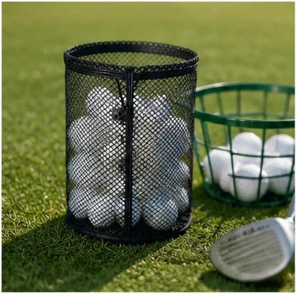 Golf Ball Storage Bag Mesh Drawstring Pouch Nylon Elastic Washable Quick Drying for Tennis Balls Baseballs Sports Gear Holder