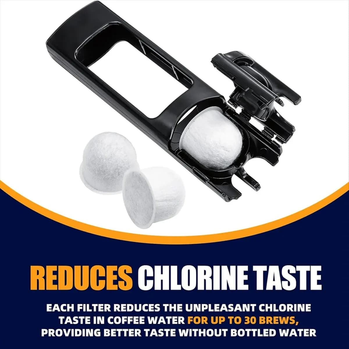 20 pezzi di filtri per l'acqua per macchina da caffè Wolf Gourmet, ricambio con carbone attivo per WGCM10
