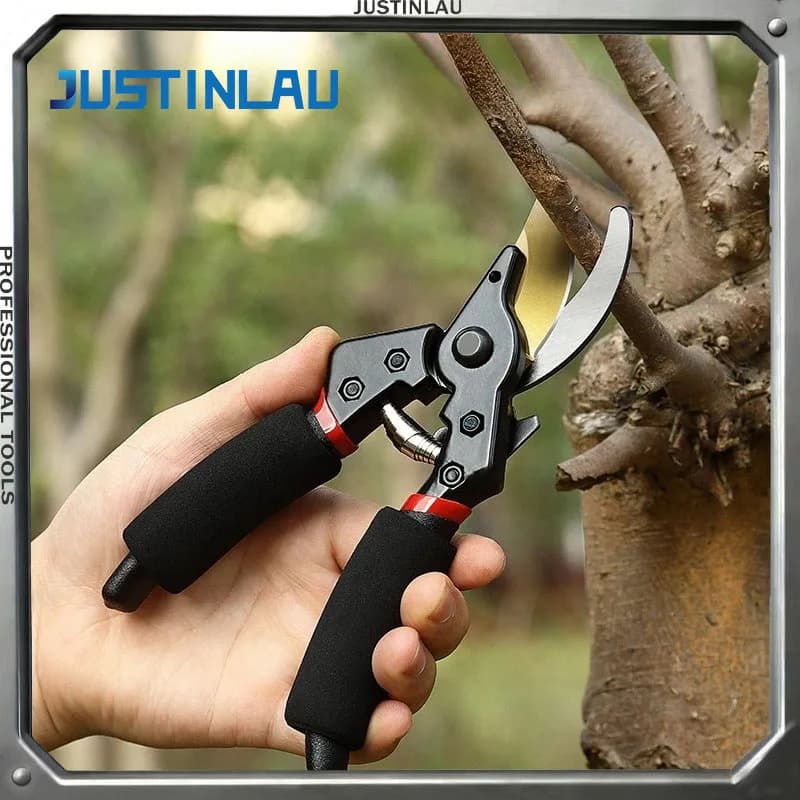 1 PZ Trimmer da giardino multifunzionale Forbici affilate per carichi pesanti, cesoie da potatura floreali, cesoie per la raccolta della frutta