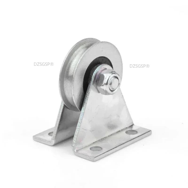 Yuanbao Treppiede Steel P Guia Wire Rope Pulley Rolling 6*33*8mm Scanning Pulley with Bracket