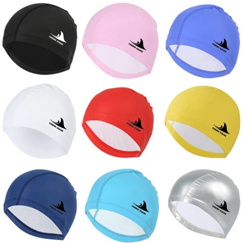 Swimwear Shark for Men and Women Fabric Waterproof High Elasticity Flexible Durable Long Hair Protection Pool Hat