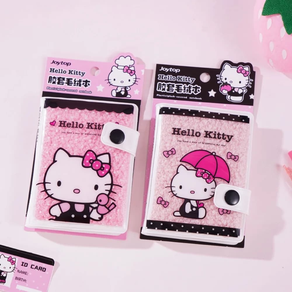 Quaderno Originale Sanrio Hello Kitty, Agenda con Copertina Morbida a Tema Gatto Cartoon, Diario Portatile per Studenti, Regalo per Ragazze