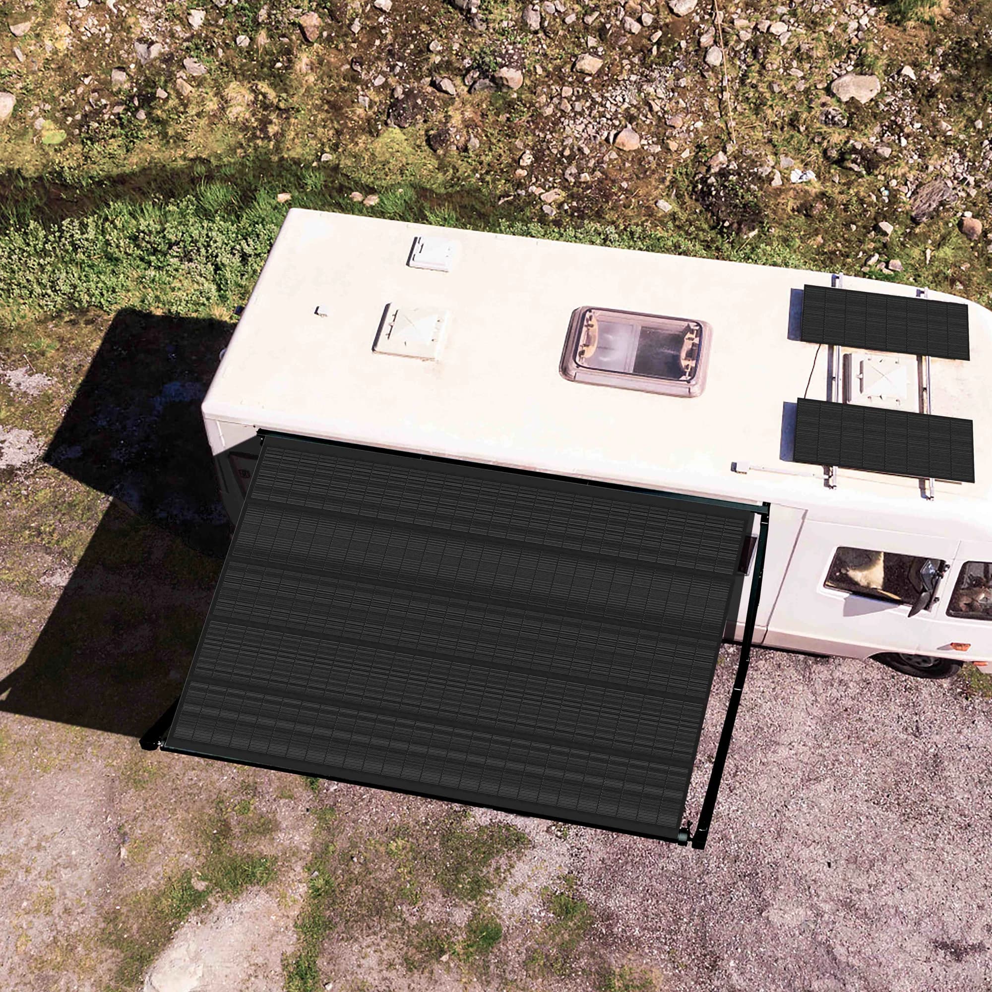 Awnlux Pannello solare flessibile con uscita ad alta potenza Accessori esterni per camper per viaggi e campeggio