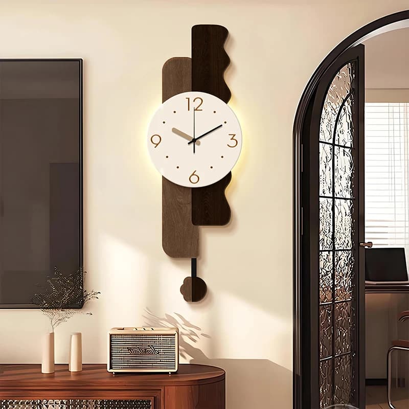 Orologio da Parete Moderno di Lusso, Design Estetico Silenzioso per Soggiorno, Camera da Letto, Bagno, Ufficio, Decorazione Casa