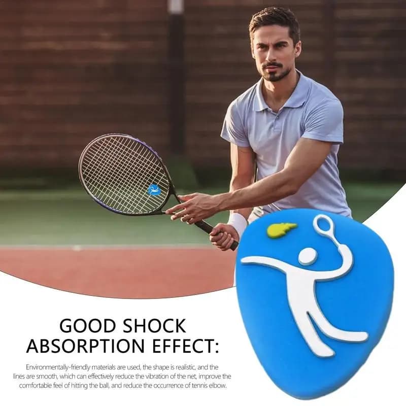 Protective Shock Absorbers for Vibration for Tennis Racket Silicone Anti-Vibration Shock Absorber for Tennis Accessories for Cartoon Shock Absorbers