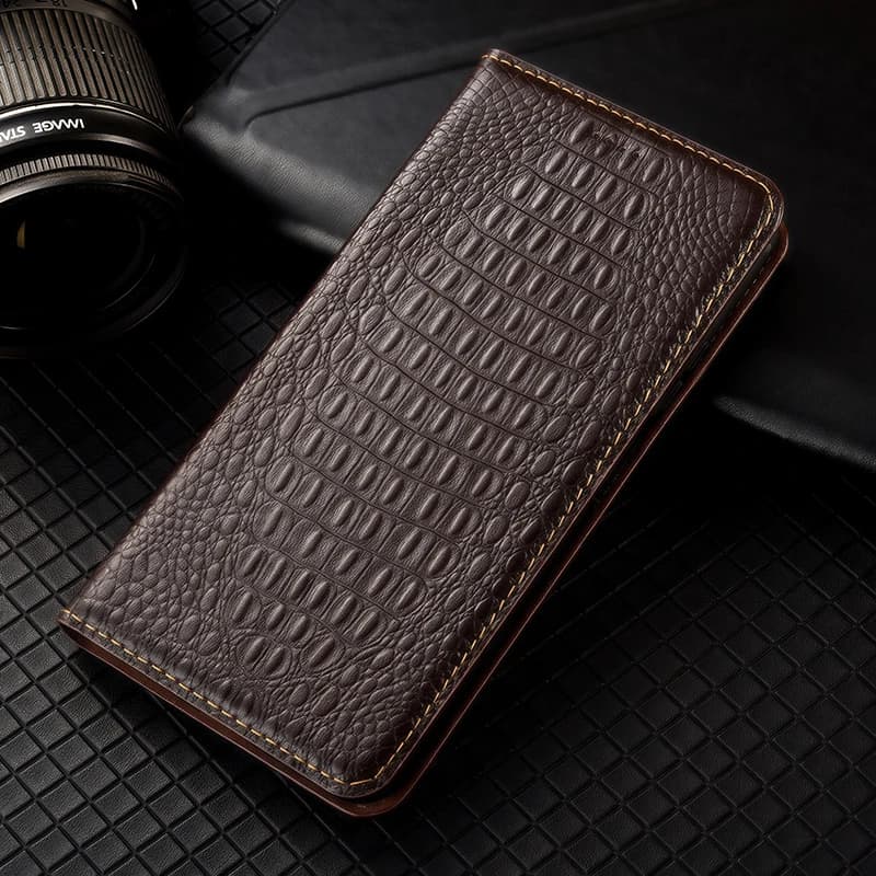 Genuine Leather Flip Cover Book For Nokia 5.1 5.3 5.4 6.1 6.2 7.1 7.2 8.1 8.3 Plus Cowhide Wallet Phone Case Shell