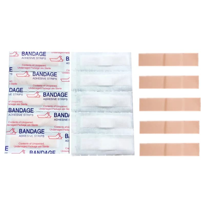 100 pz/set Mini 4*1cm cerotto cerotto per la pelle per cerotti per ferite incise strisce di pronto soccorso nastro adesivo per medicazione