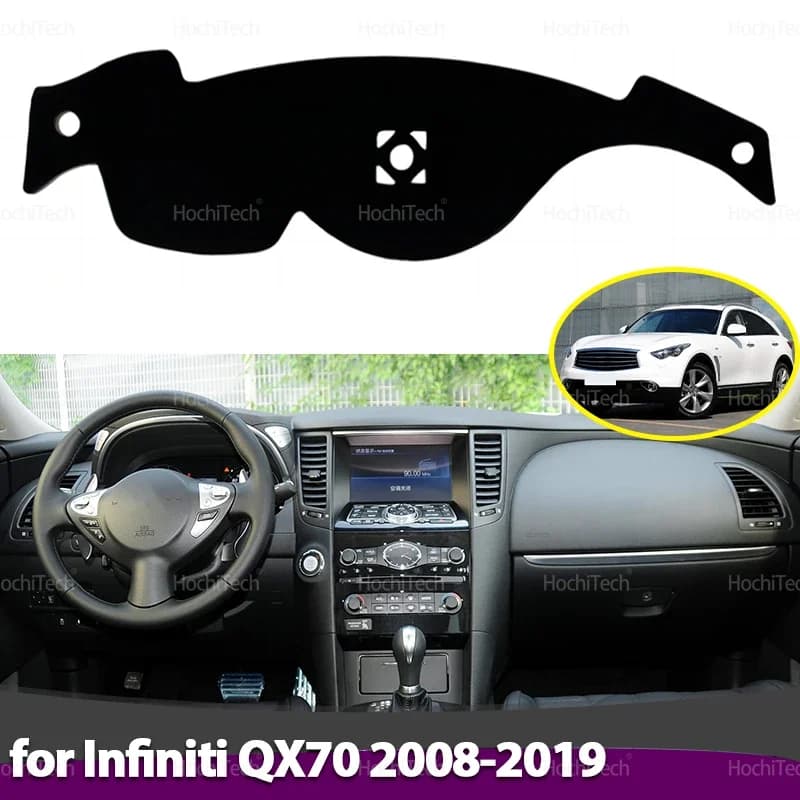 Dashboard Cover Dash Board Mat Carpet Pad Shade Cape Blanket Accessories For Infiniti QX70 FX35 FX37 FX45 FX50 S51 2008-2019