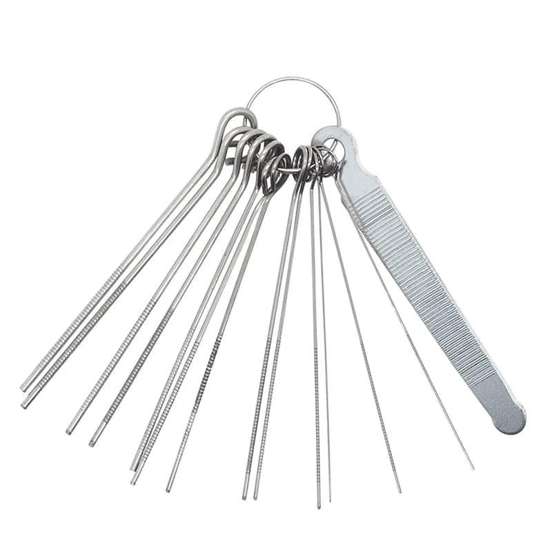 1Set Guitar Nut Slotting File Kit DIY Slot Saw Rods Filing Set Luthier Stringed Instrument Guitar Accessories Guitar Repair Tool