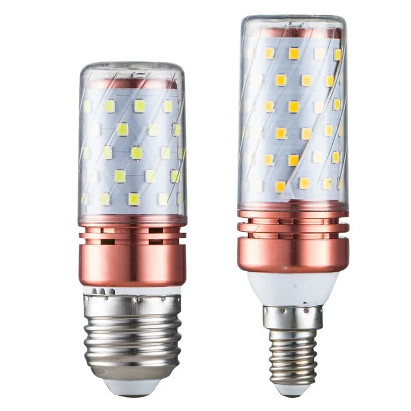 E27 E14 12W 16W SMD2835 LED portacandele lampadina 220V 230v risparmio energetico bianco caldo 3000K/bianco freddo 6500K LED Corn Light