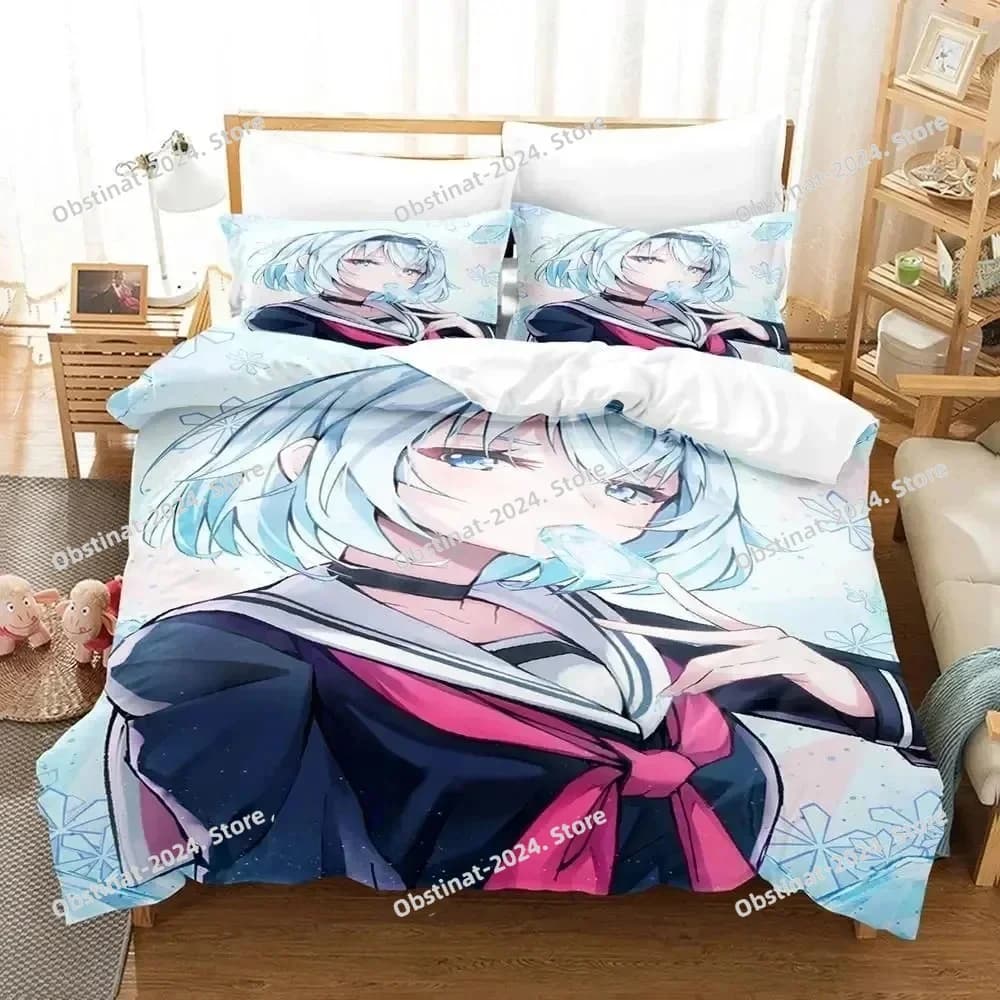 Anime Ryuos Work is Never Ai Set biancheria da letto Copripiumino stampato Federa Set singolo doppio stile Queen King Size