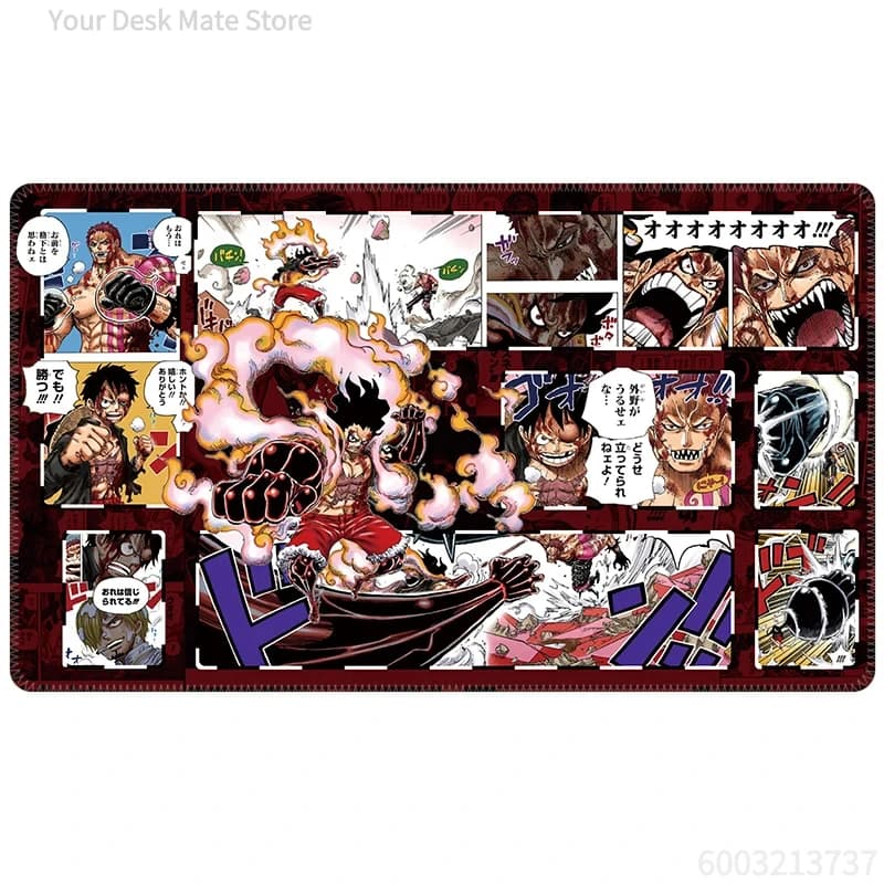 Tappetino da Gioco Anime Impermeabile Antiscivolo in Un Unico Pezzo per Giochi di Carte Collezionabili