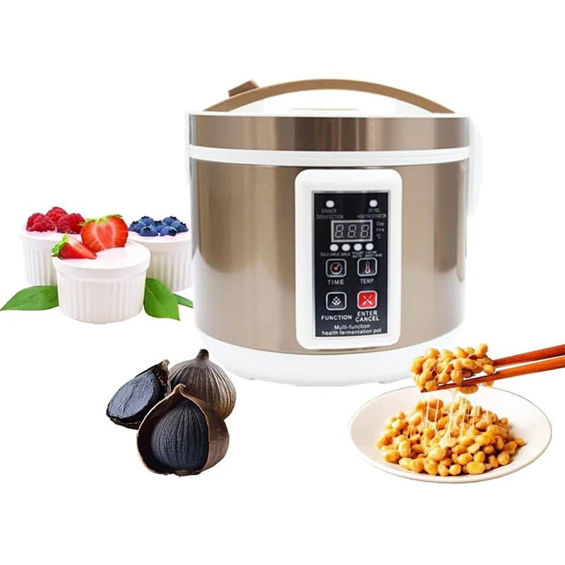 6L Aglio Nero Fermentatore Multi-funzionale Scatola di Fermentazione Salute Pentola Completamente Automatico di Controllo Intelligente 110V Yogurt Natto Maker