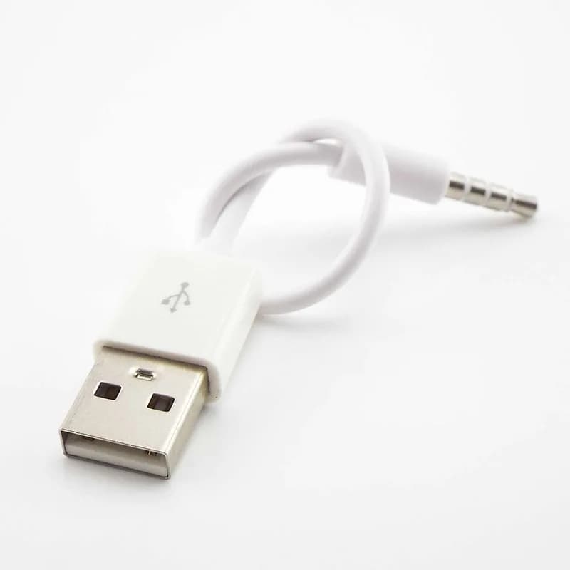 Connettore jack maschio a 4 poli da 3,5 mm a USB 2.0 tipo A adattatore cavo maschio per dispositivo per auto cuffie MP3/MP4 C6