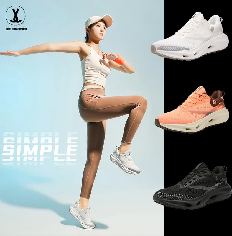 2026 Women's New Dynamic Mesh Running Shoes Lightweight Super Comfortable Breathable Sports Shoes 24108