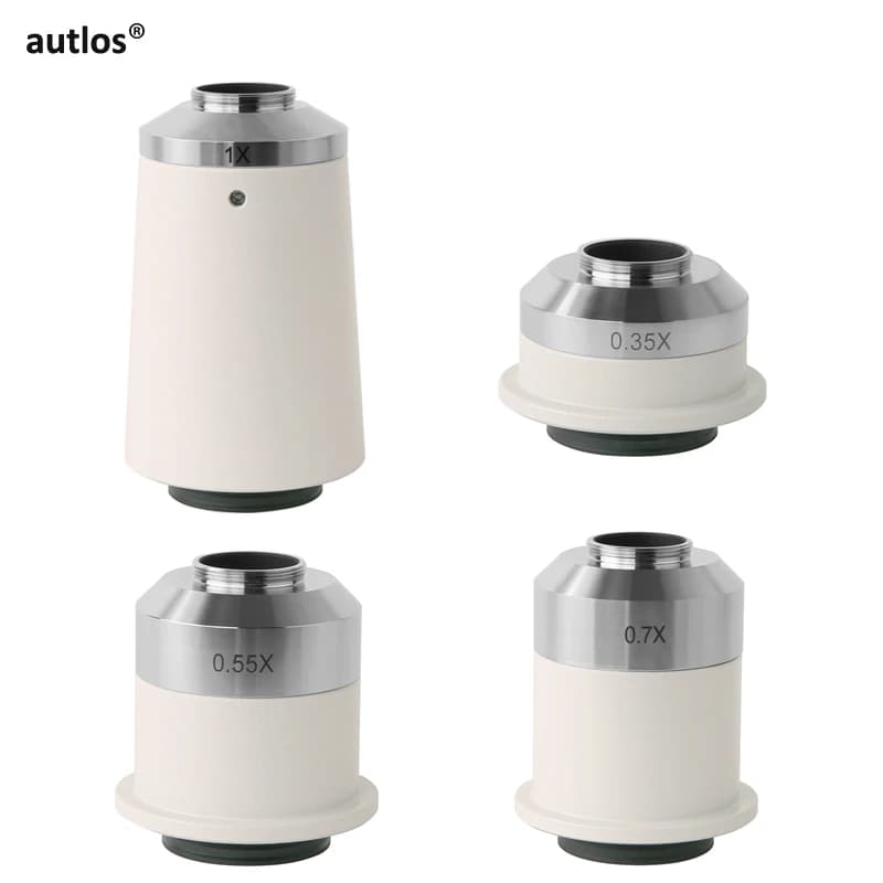 Adattatore per fotocamera per microscopio con attacco C 0,35X 0,55X 0,7X 1X per microscopio trinoculare Nikon