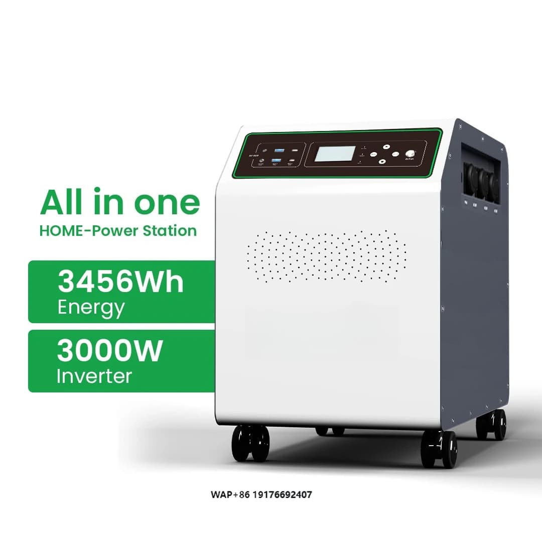 Uscita CA CC 3 kW All in One Generatore solare mobile LiFePO4 Batteria Centrale elettrica portatile per uso domestico all'aperto
