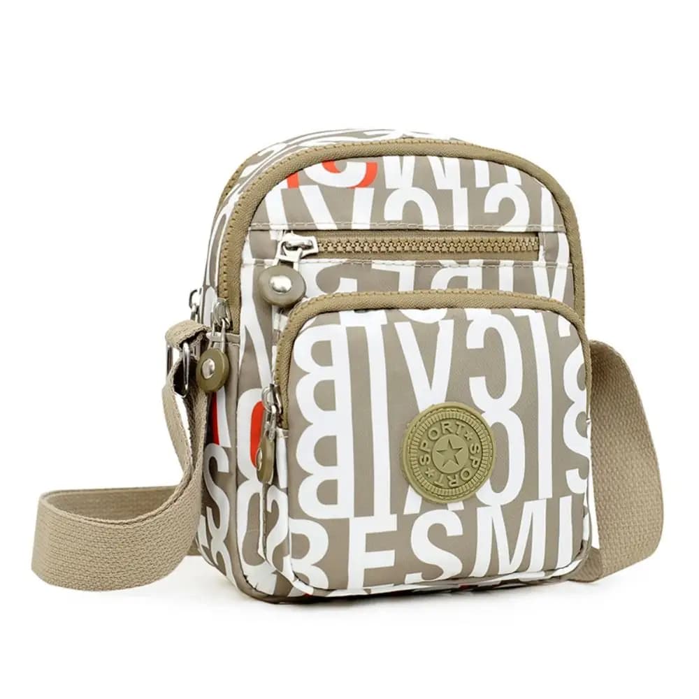 Borsa a tracolla in tessuto Oxford moda per donna borsa a tracolla per cellulare con cerniera borsa multifunzione femminile da donna