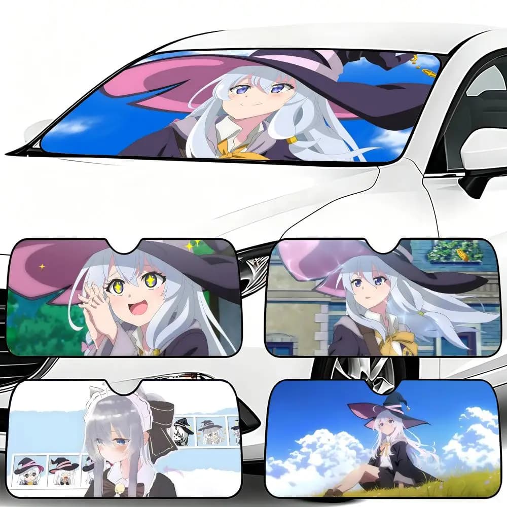 Parasole per Auto W-Wandering WitchS, Protezione Pieghevole per Parabrezza, Copertura Parasole per Auto