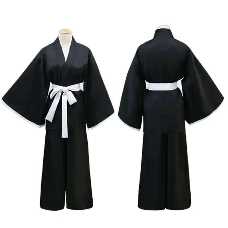 Anime Bleach Costume Cosplay Rukia Kuchiki Parrucca e set uniformi Kimono Die Pa Abbigliamento a;2,c'4,h.