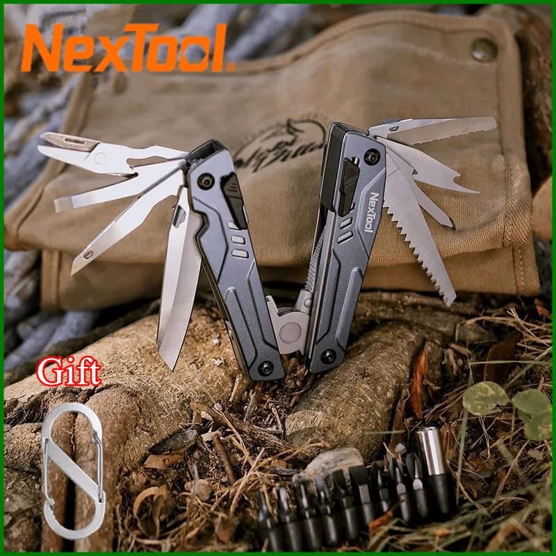 NexTool Sailor Pro 14 in 1 Multiutensile Pinze Pieghevoli Forbici Portatili Apri Cacciavite Strumenti Multifunzione da Campeggio Esterna