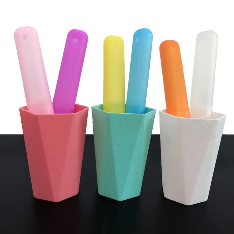 Travel Toothbrush Storage Box Bathroom Toothbrush Holder Storage Case Box Organizer Travel Toiletries Storage Cup New Creative