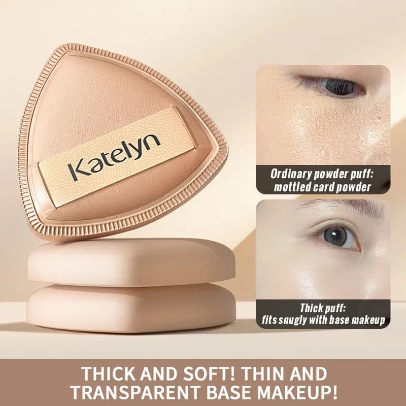 Latex-Free Makeup Sponge for Wet or Dry Use—Soft, Extra-Thick Sponge for Blending Foundation, Cream, and Powder—Face Cosmetic Ma