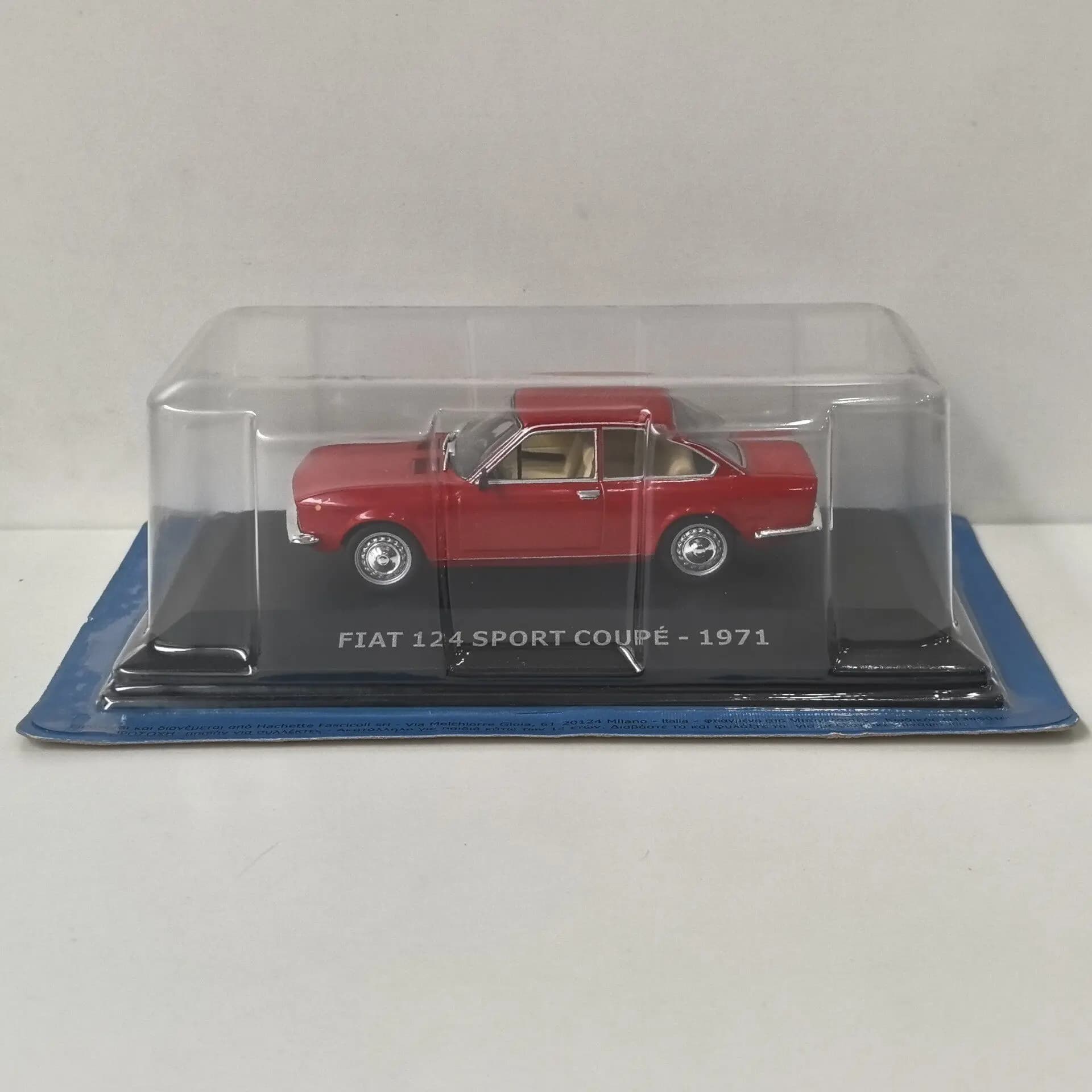 Modellino Auto in Metallo Pressofuso IXO Scala 1/43 FIAT 124 SPORT COUPE 1971 58