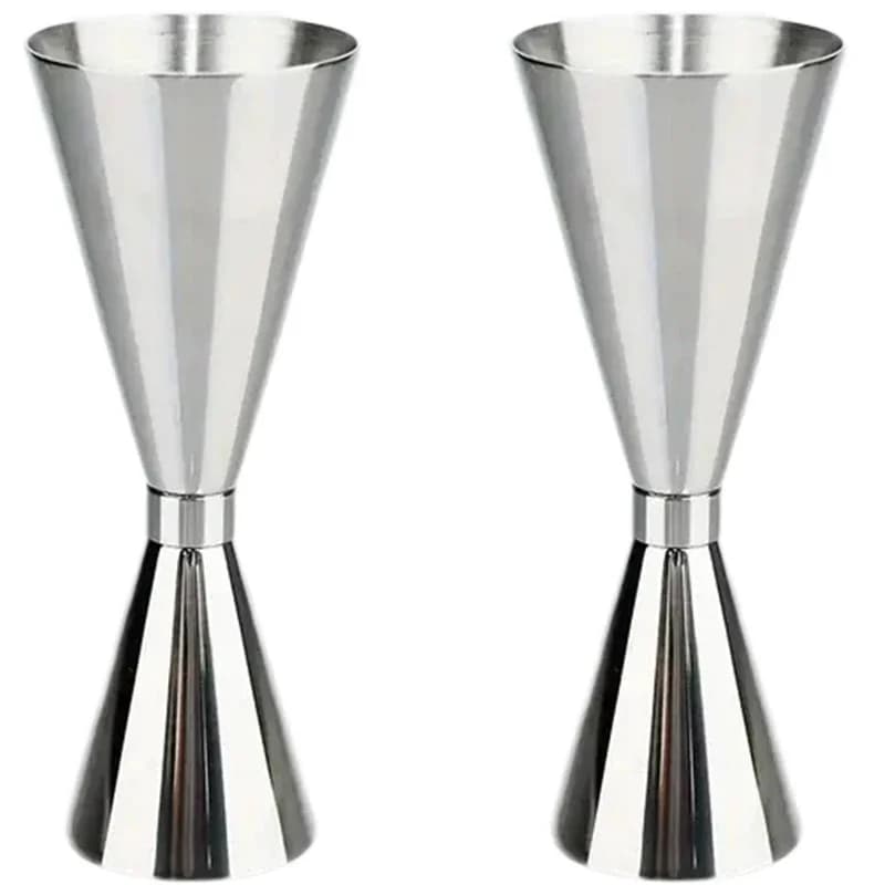 Jigger in Acciaio Inossidabile da 1oz/2oz per Cocktail, Doppio Misurino per Liquori, Accessori per Bar Domestico, Feste e Club, Strumenti per Barman