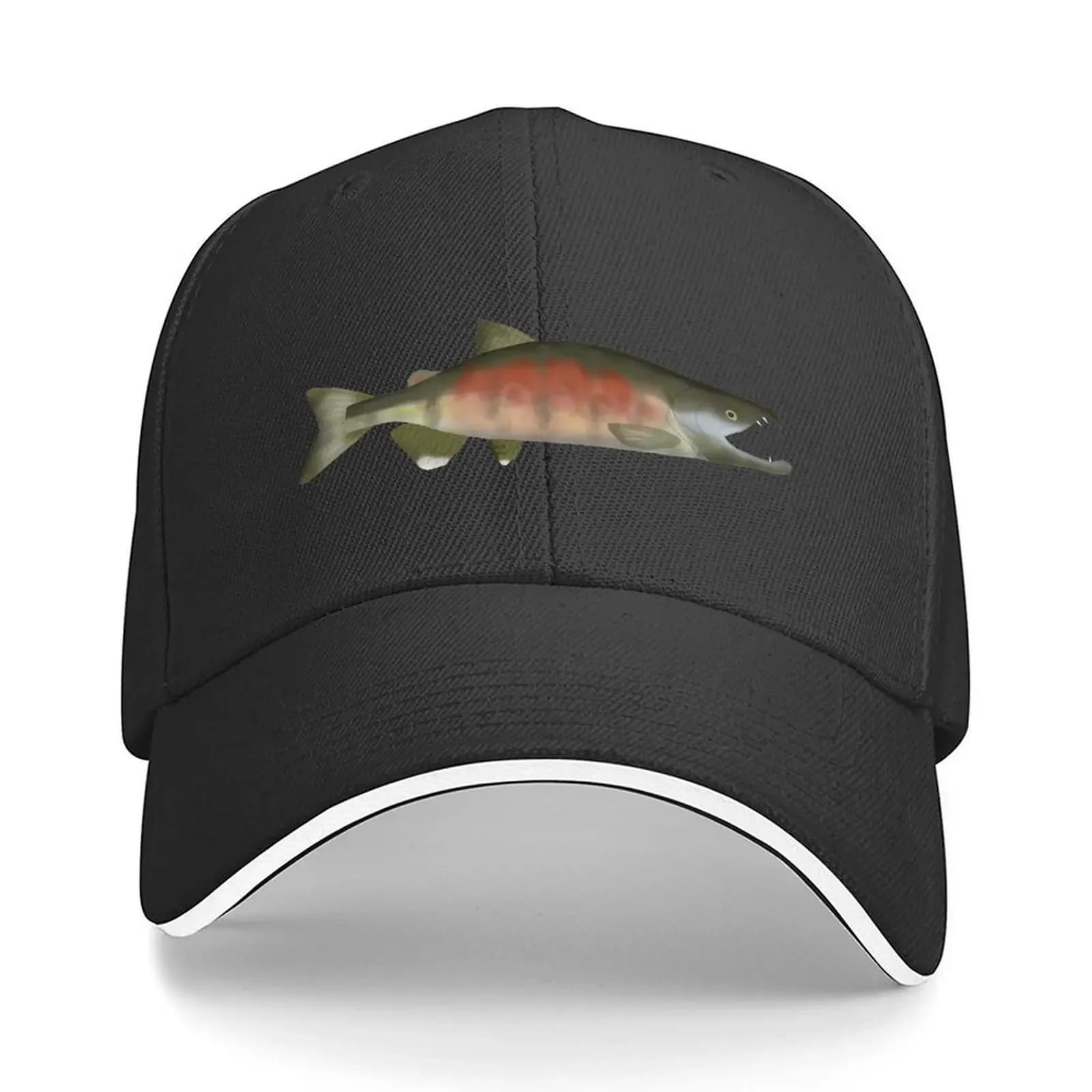Cappello da baseball con motivo Chum (Salmone) - Fase di riproduzione - Cappello da golf personalizzato autentico per uomo e donna
