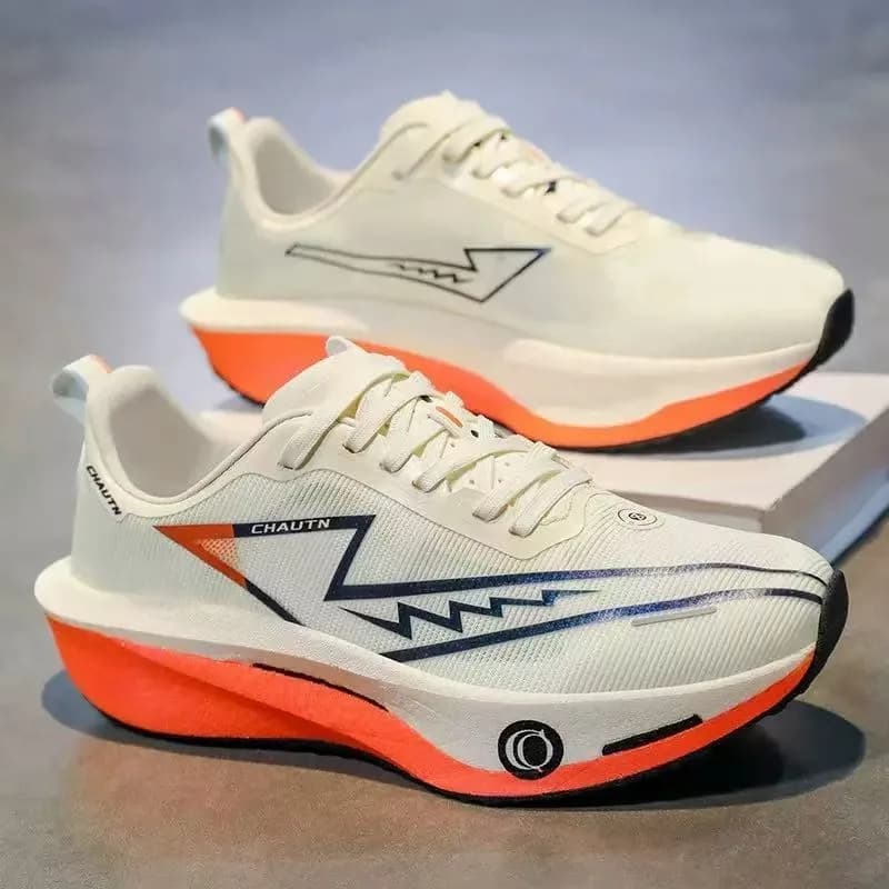 Scarpe da Corsa Marathon per Uomo con Piastra in Carbonio, Sneakers Sportive Traspiranti e Leggere, Comode Scarpe Atletiche da Donna