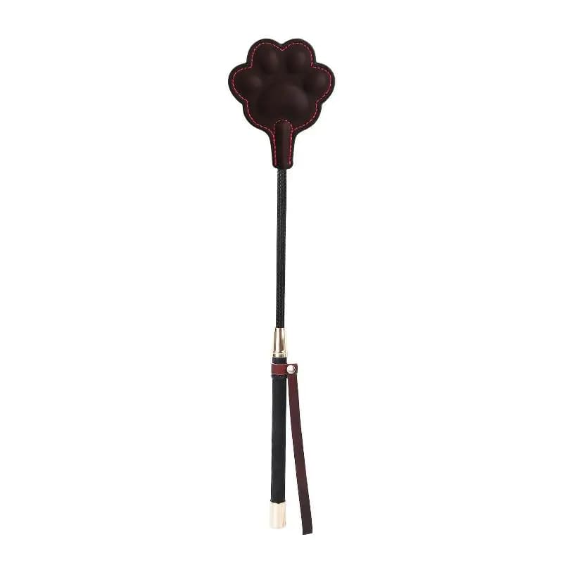 Body Heat Sensitive Color Changing Leather Spanking Paddle 3D Cute Cat Paw Design SM Adult Toy Fun Gift