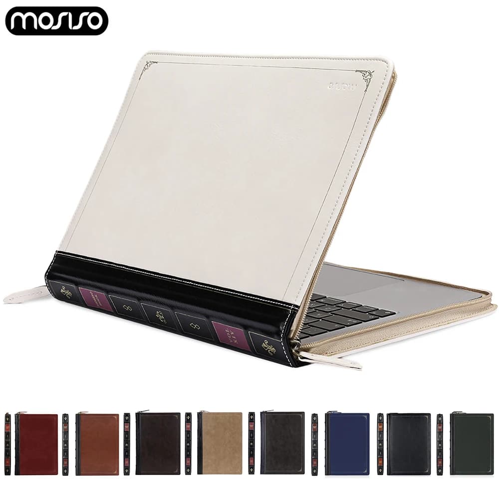 Custodia per laptop MacBook Air 13 15 Custodia in pelle PU M3 A3113 A3114 Custodia per laptop per Mac Pro13 14 16 A2338 M4 A3112 A2918 A3186 A2991