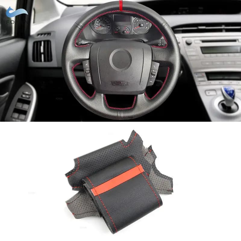For Fiat Ducato Peugeot Boxer Citroen Jumper 2006-2019 Per Ram ProMaster 2017-2020 Car cover Red bar leather cover