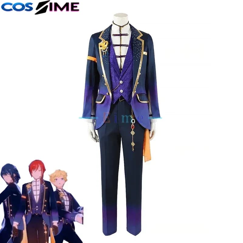 Game Ensemble Stars Romancing Cruise Cosplay Costume Tsumugi Aoba Harukawa Sora Sakasaki Natsume Party Suits Custom Made