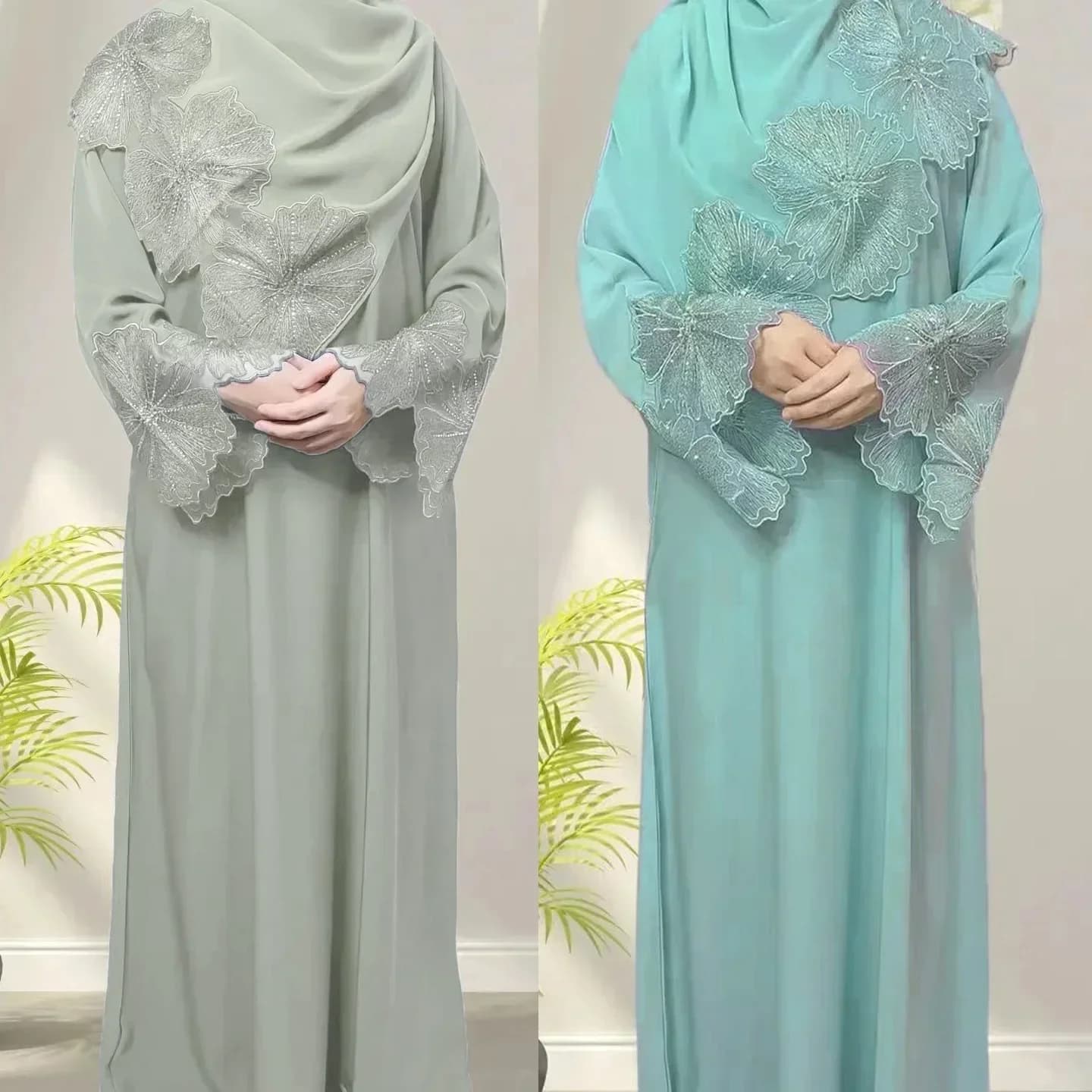 Hijab Muslim Turkish Arabia Saudi Arabia African dresses for women Islamic clothing caftano Robe Malay-Indonesia caftano Dubai Abaya
