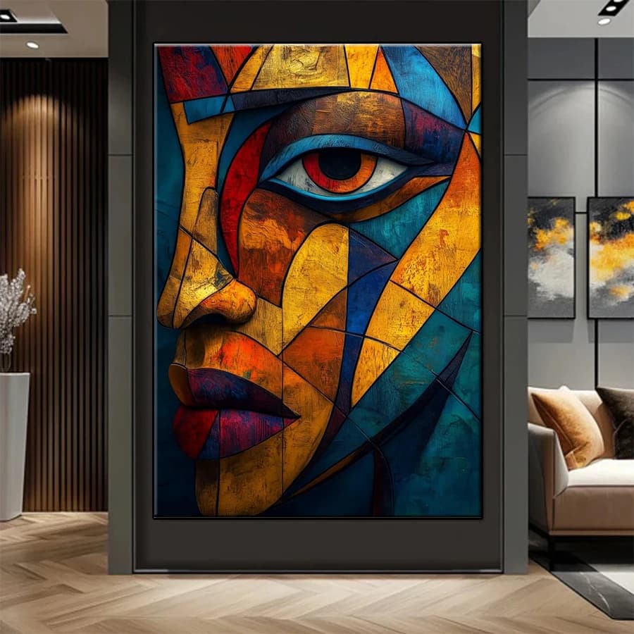 5D DIY Diamond Embroidery Picture Colorful Abstract Portrait Art of Women Diamond Painting Kit New Cross Stitch Mosaic Wall Art