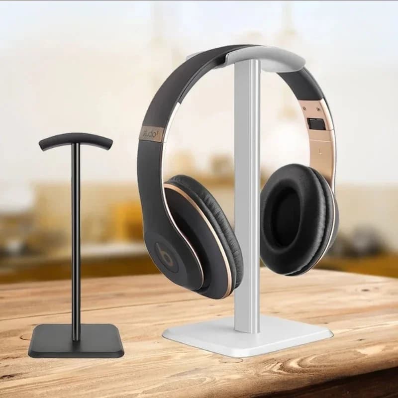1 Pcs for Gaming Earphone Desktop Headphones Support Holder Universal Headphone Stand Aluminuim Alloy Headset Holder