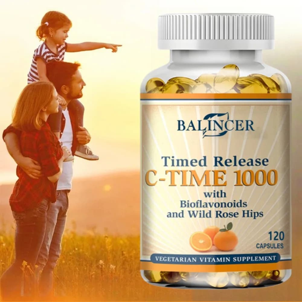 Integratore Alimentare di Vitamina C 1000mg | Non-OGM e senza glutine, vegano