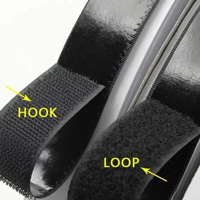 1m/3m/5m/Rotolo Nastro di fissaggio autoadesivo con gancio e anello Nylon Forte retro Gancio appiccicoso Strisce Nastro ad anello di montaggio FAI DA TE Velcro Mestiere