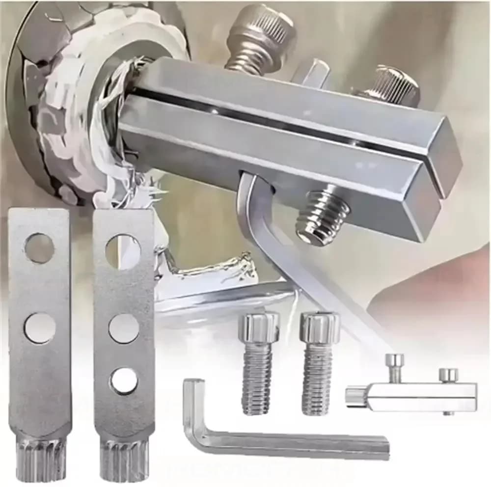 Estrattore professionale per bulloni rotti in acciaio - Strumento per la rimozione della valvola angolare del rubinetto dell'acqua per viti danneggiate da 4/6 punti Kit di riparazione del idraulico