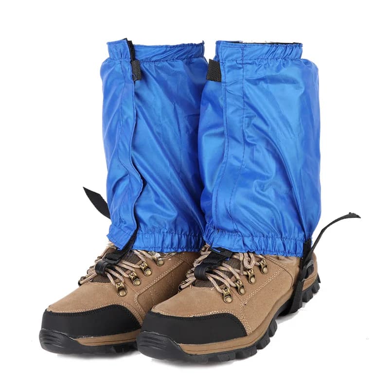 1 paio di coprigambe impermeabili per esterni, ghette per leggings, arrampicata, campeggio, escursionismo, scarponi da sci, scarpe da viaggio, ghette da neve, protezione delle gambe