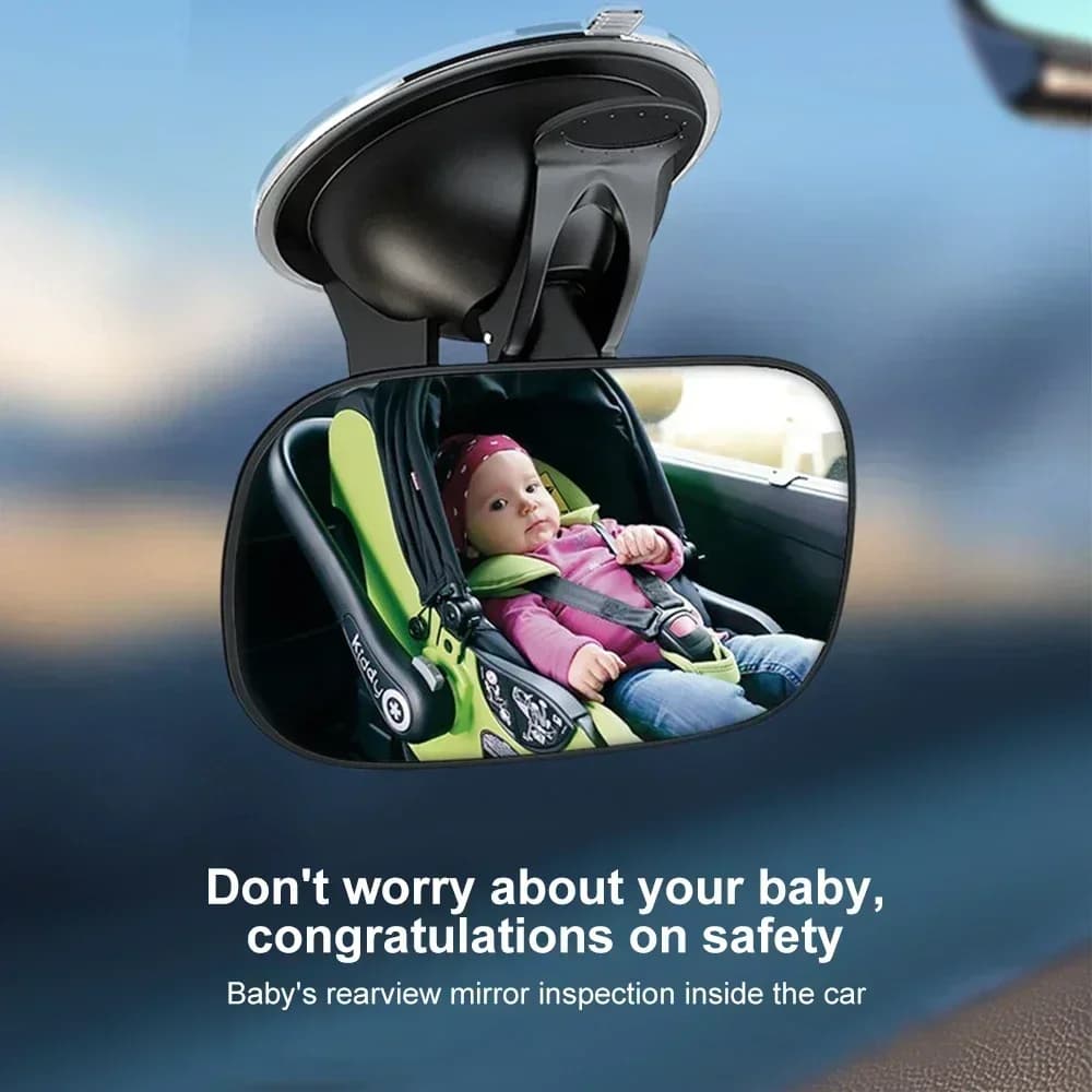 Mini seggiolino posteriore per auto di sicurezza Specchietto retrovisore per bambini Specchio convesso posteriore per bambini regolabile per auto Monitor per bambini Accessori per auto Interni