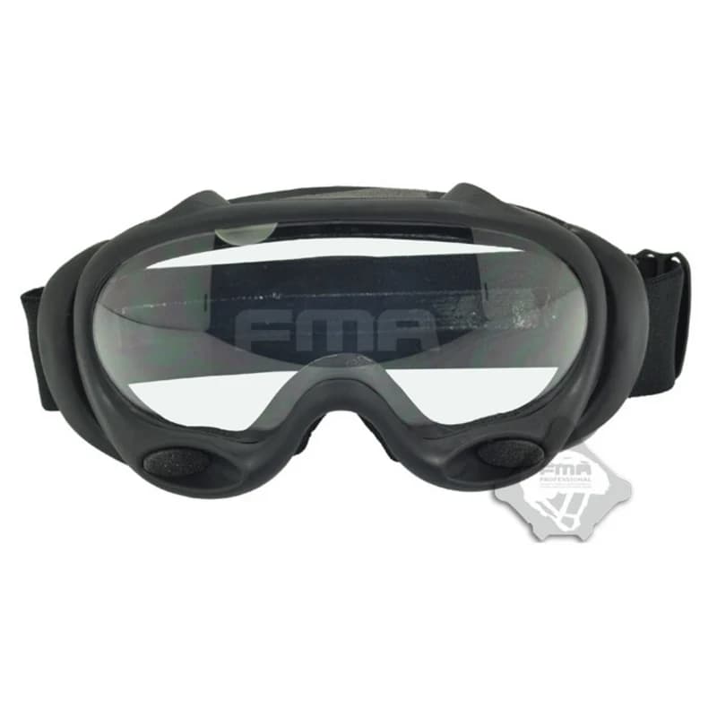 Occhiali tattici FMA Polvere Nebbia Lente di prevenzione del vento UV Occhiali da sci 2 pezzi Occhiali fuoristrada Ciclismo CS Occhiali da gioco